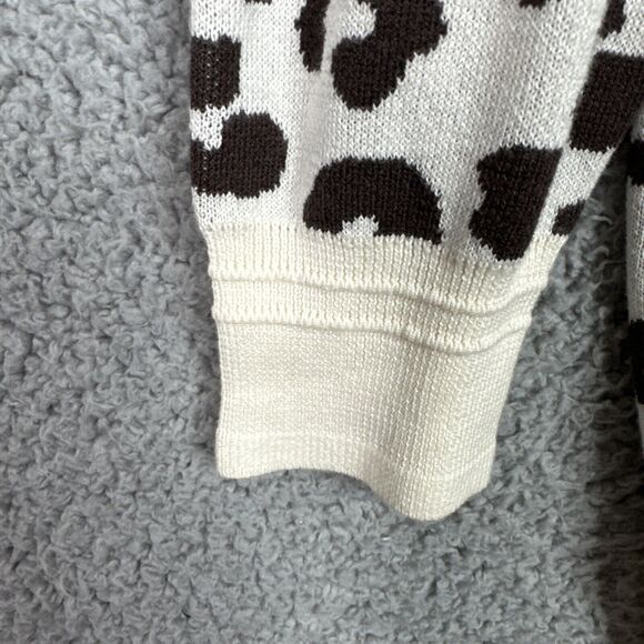 Soft Surroundings Leone Sweater 1X‎ Rainbow Leopard Print Turtleneck Longline - Picture 6 of 14